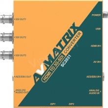 AVMatrix SC1120 3G-SDI > HDMI/AV AES/EBU konverter