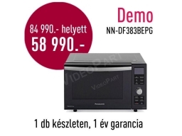 Panasonic  NN-DF383BE  inverteres Kombi mikrosütő  DEMO21