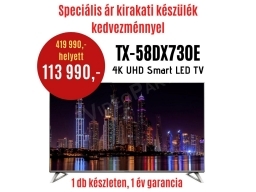 Panasonic TX-58DX730-DEMO LED TV  148 cm   DEMO21