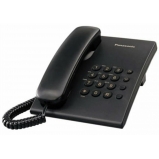 Panasonic KX-TS500 asztali vezetékes telefon, fekete