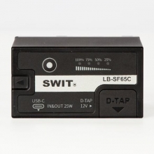 Swit LB-SF65C Sony 'L' SZÉRIÁS NP-F akkumulátor, 65Wh,  USB-C és D-Tap ki/bemenettel