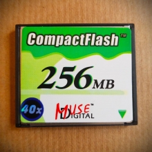 MUSE 256MB CF (Compact Flash) memóriakártya 6MBps 40x