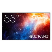 Optoma kijelző 55 hüvelykes, nagy formátumú monitor, N3551K, matt, 24/7, 450 cd/m², USB-C, 4K UHD (3840 x 2160), Android 11, Wi-Fi / BT