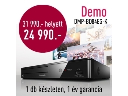 Panasonic DMP-BD84EG  Blu-ray lejátszó, DEMO21