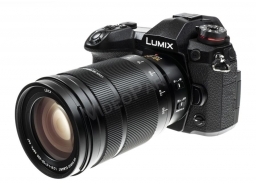 LUMIX DC-G9MEG-K + H-ES50200E optika, csomagban