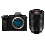 LUMIX DC-S5EME-K, váz + S-R24105E  + ajándék 50mm F1.8 objektív 