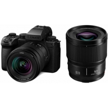 LUMIX DC-S5M2WE FullFrame, tükör nélküli készülék váz + R2060 + S50 optika