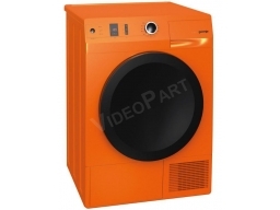 Szabadonálló kondenzációs, hőszivattyús szárítógép - narancssárga