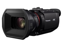 Panasonic HC-X1500E profi 4K kamera, Wi-fi, 4:2:2 10 bit, 2 optikagyűrű, 24x optikai zoom  12.13