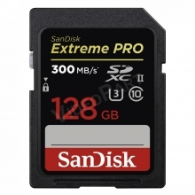 SanDisk 128GB EXTREME-PRO kártya ,SDXC,300Mb/s 