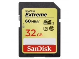32GB EXTREME SDHC kártya, 60MB/s, CL10