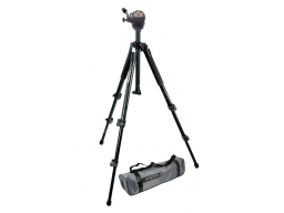 DEMO kamera- és fényképezőgép állvány - alumínium, fekete, hordtáskával
