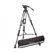 Nitrotech N8 video fej kit + 546B Twin középterpeszes tripod