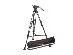 Nitrotech N8 video fej kit + 546B Twin középterpeszes tripod