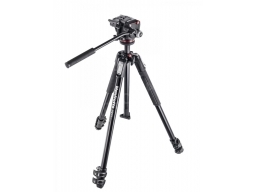 190X készlet – 3 szekciós alu tripod + MHXPRO-2W fluid fej