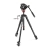 Manfrotto MVH500AH fluid fej lapos alappal és 190X alumínium video tripod 