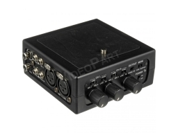 AZDEN FMX-DSLR fényképezőgéphez való 2 csatornás hangkeverő fantomtáppal