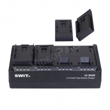 SWIT LCD-420SET, 4 db DV akkumulátor együttes töltése