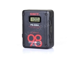 SWIT PB-S98A, 98Wh,6.8Ah Gold-mount akkumulátor, 2x D-tap, 1x USB, LCD kijelző 