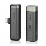Boya BY-WM3U 2.4GHz vezeték nélküli kitűző mikrofon szett, USB-C, TRS, TRRS