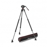 Manfrotto 504X fluid videó fej 635 fast karbon szimpla lábú állvánnyal, 6,5 kg terhelésig