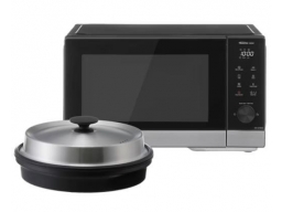 Panasonic NN-GD38QS inverteres mikrohullámú sütő grillezővel, Steam Plus párolóedénnyel, 29 literes
