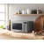 Panasonic NN-ST23RMEVG mikrohullámú sütő, 20 liter, 800 Watt, ezüst