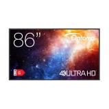 Optoma kijelző 86' / 4K UHD / Android 11 üzleti kijelző 24/7 LFD 450cd/m2, 2xHDMI/2xUSB/LAN, Bluetooth, WiFi