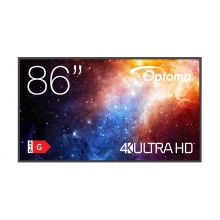 Optoma kijelző 86' / 4K UHD / Android 11 üzleti kijelző 24/7 LFD 450cd/m2, 2xHDMI/2xUSB/LAN, Bluetooth, WiFi