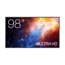 Optoma kijelző 98' / 4K UHD / Android 11 üzleti kijelző, Optoma 24/7 LFD 500cd/m2, 2xHDMI/2xUSB/LAN, Bluetooth, WiFi