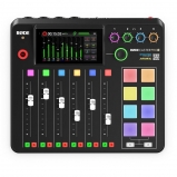 Rode RodeCasterPro II podcast hangkeverő, fekete, 4x XLR/6,3Jack, Wi-Fi, Bluetooth, ethernet, 2x USB-C