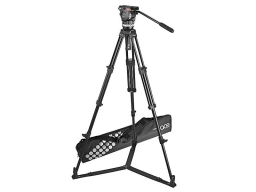 Sachtler System Ace M GS - Alumínium állvány fluid fejjel, Ace 75/2 D állvánnyal, padlóterpesszel, hordtáskával 4 kg terhelésig