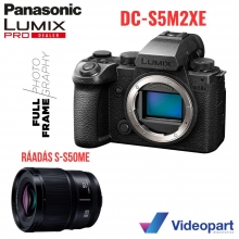 LUMIX DC-S5M2XE FullFrame,4K fényképezőgép váz