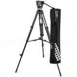 Sachtler System Ace M MS - Alumínium állvány fluid fejjel, Ace 75/2 D állvánnyal, középterpesszel, hordtáskával 4 kg terhelésig