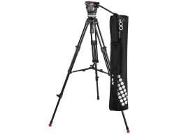 Sachtler System Ace M MS - Alumínium állvány fluid fejjel, Ace 75/2 D állvánnyal, középterpesszel, hordtáskával 4 kg terhelésig