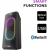 Panasonic SC-TMAX45 nagy teljesítményű dupla mélynyomós Bluetooth party hangszórórendszer USB, AUX és optikai bemenettel, mikrofon- és gitárcsatlakozóval