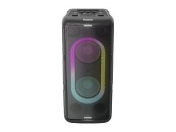 Panasonic SC-TMAX45 nagy teljesítményű dupla mélynyomós Bluetooth party hangszórórendszer USB, AUX és optikai bemenettel, mikrofon- és gitárcsatlakozóval