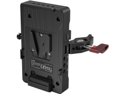 SmallRig 3202 V-lock akkumulátor adapter rákolló bilinccsel, 14,8V, 2x12V, 1x8V, 1xUSB-A 5V/2A