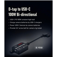 Swit BC-PD100 D-Tap <> USB-C kétirányú adapter
