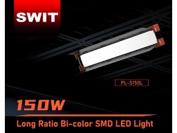 Swit PL-S150L LED panel lámpa, 4800Lux, 8:1 150W, V-Mount, DMX, 2700K-6500K, CRI 97, TLCI 99