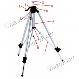 Manfrotto 117X profi 3 lábú állvány