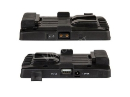 SWIT S-7010S, V-mount akkulap USB, D-tap és DC kimenettel