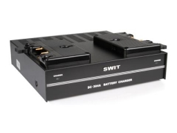 SWIT SC-304A, Gold-mount akkumulátor töltő - 2 töltőhelyes 