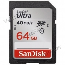 64GB ULTRA SDXC,  CL10, 40Mbps