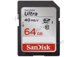 64GB ULTRA SDXC,  CL10, 40Mbps