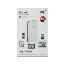PQI 500GB USB3/LAN/WIFI/AKKU HDD